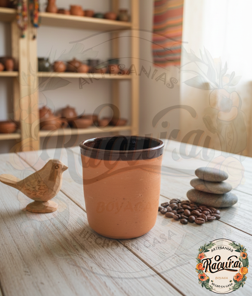 vaso artesanal barro