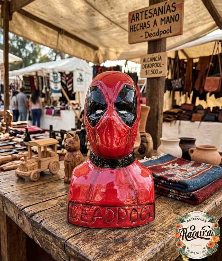 Alcancía Busto Deadpool