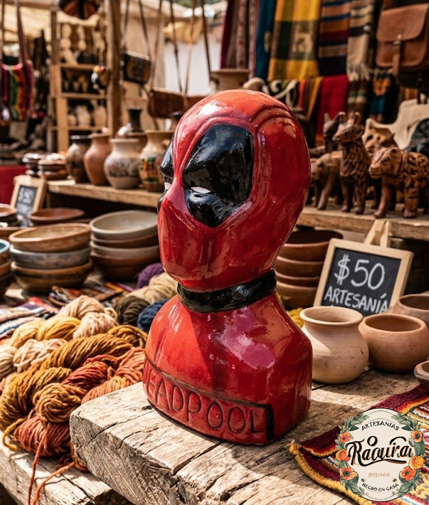 Alcancía Busto Deadpool