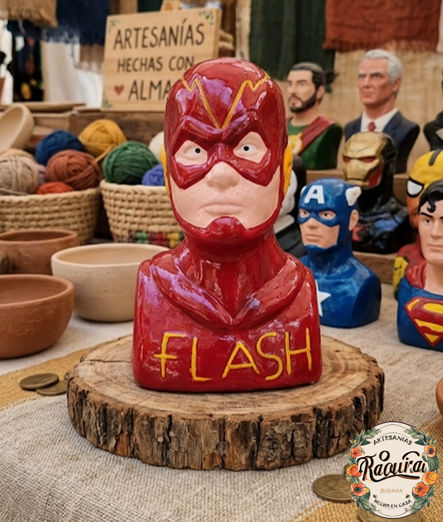 Alcancía Busto Flash D.C.