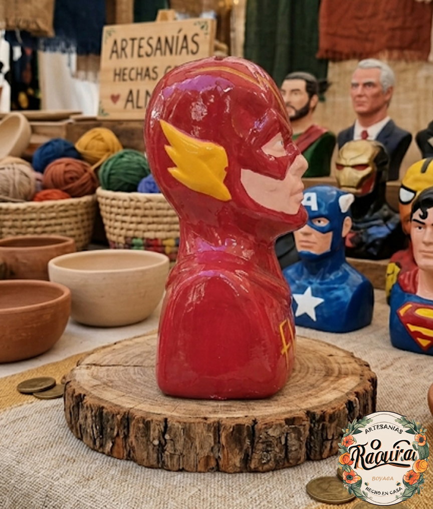 Alcancía Busto Flash D.C.