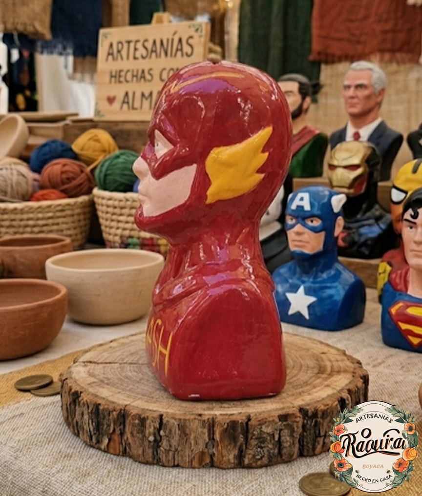 Alcancía Busto Flash D.C.