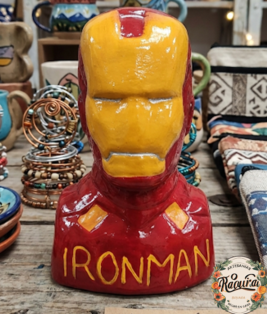 Alcancía Busto Iron-Man Marvel