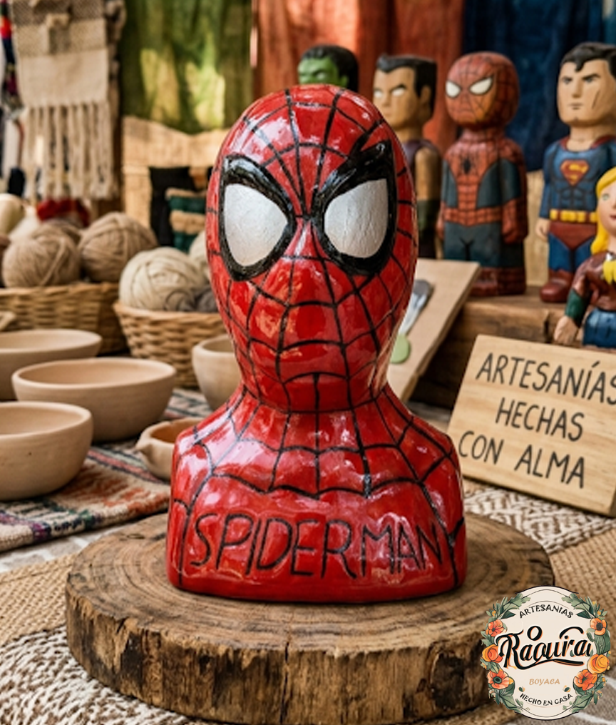 Alcancía Busto Spider-Man Marvel