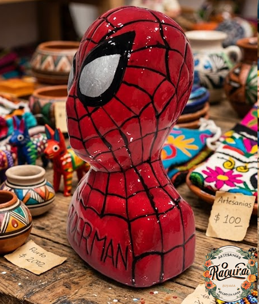 Alcancía Busto Spider-Man Marvel