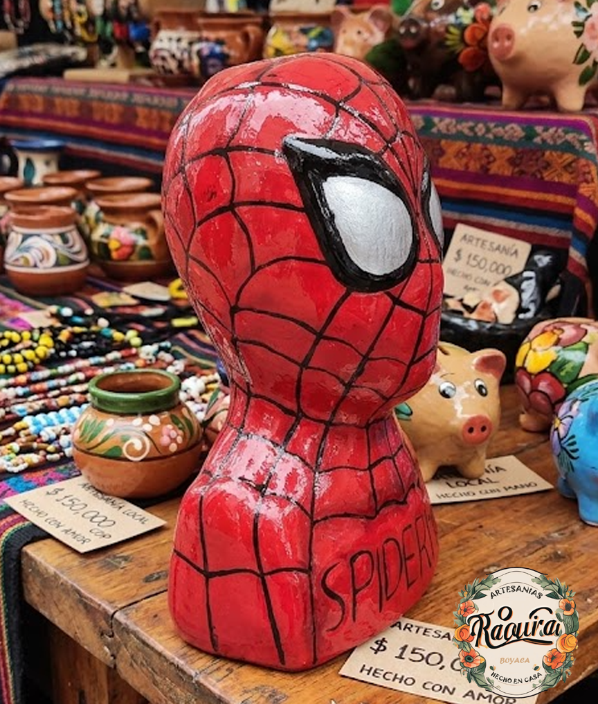 Alcancía Busto Spider-Man Marvel