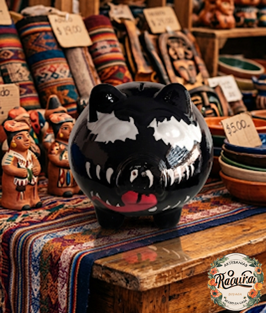 Alcancía Coleccionable Venom en Cerámica Artesanal - Marvel